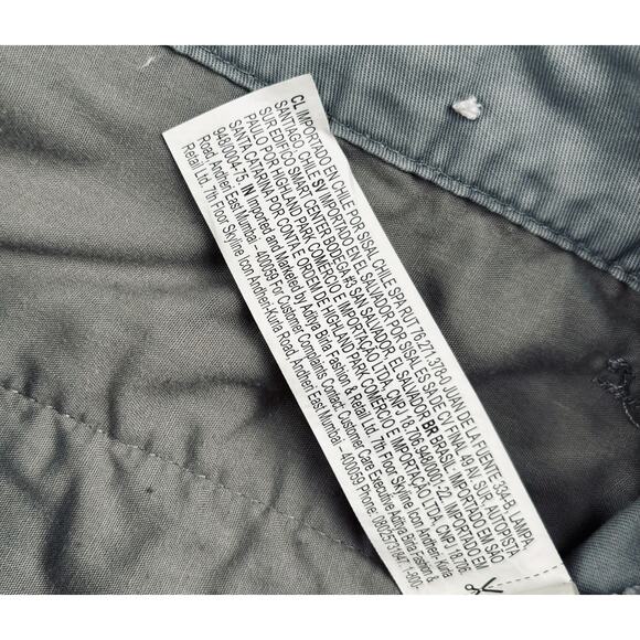 Forever 21 Men's Chino Shorts Size 30 Gray Classic - Picture 5 of 5